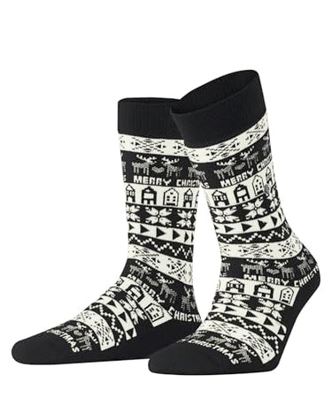 Burlington Damen Stoppersocken Merry Christmas W HP Wolle rutschhemmende Noppen 1 Paar, Rot (Cranberry 8033), 36-41 im Sale